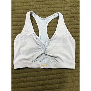 Gymshark Whitney Simmons Twist Racerback Sports Bra Goal Blue Size Large